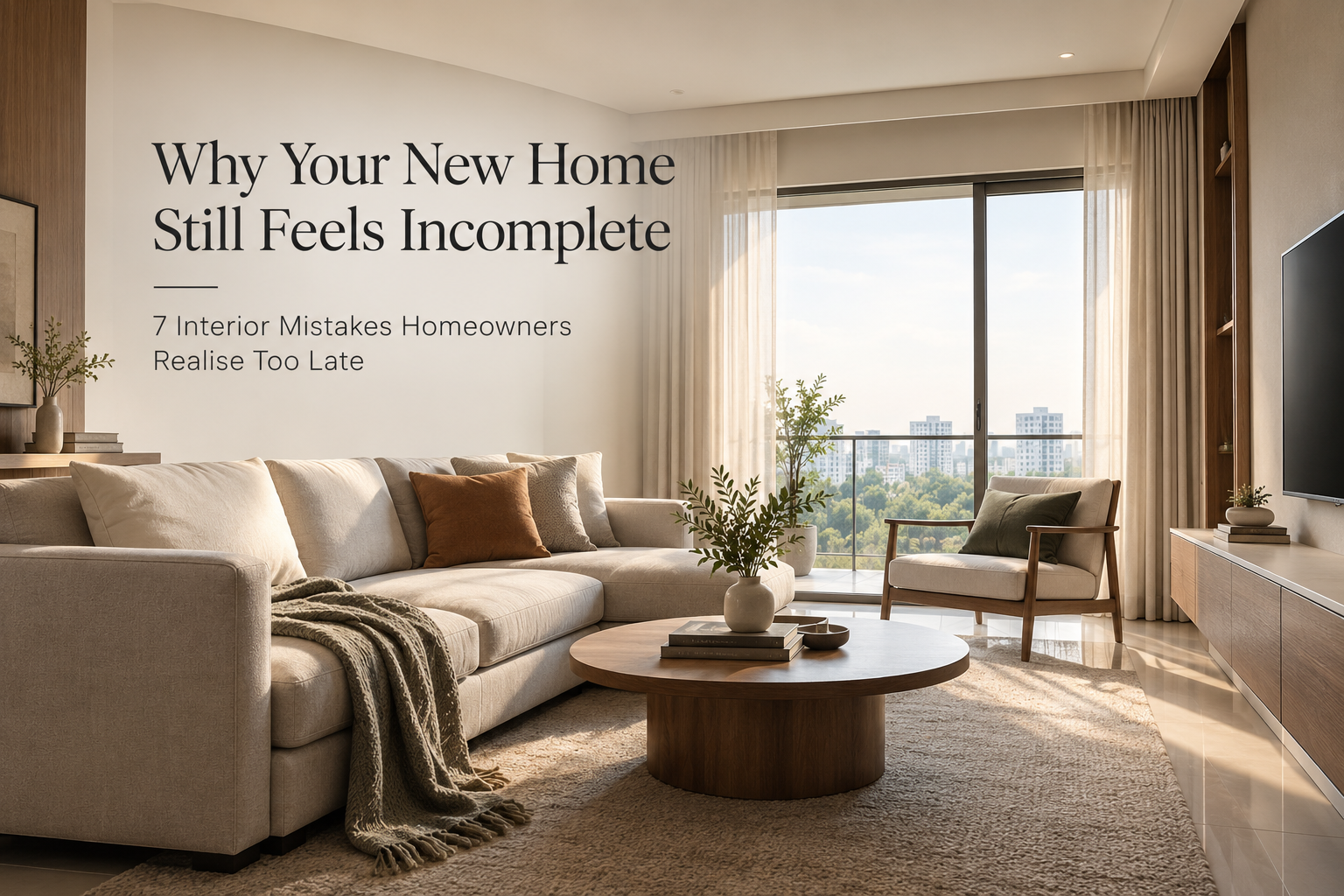 Why Your New Home Still Feels Incomplete  7 Interior Mistakes Homeowners Realise Too Late